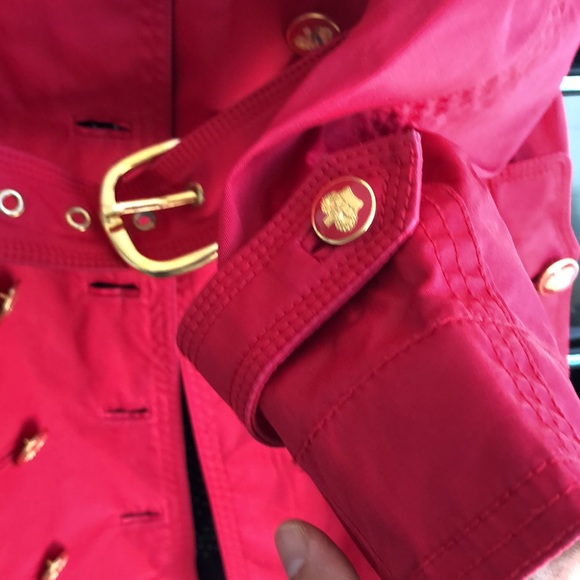 Juicy couture belted skirted trench rain jacket - Picture 7 of 13